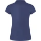 Moteriški mėlyni polo marškinėliai Star Marškinėliai | Polo Roly