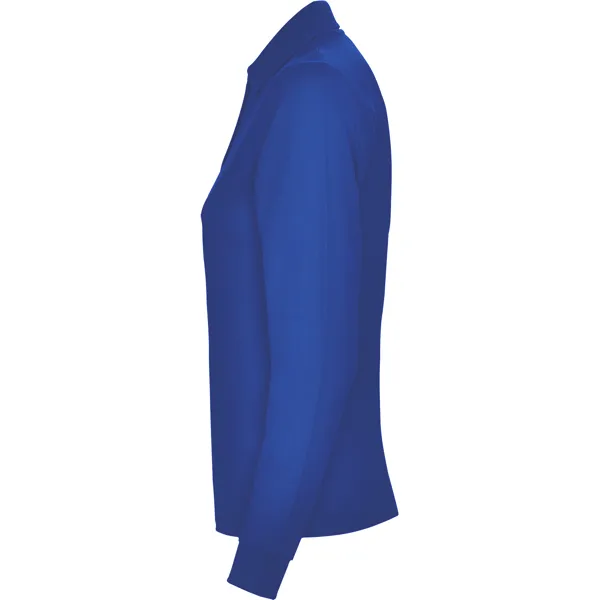 Women's bright blue long sleeve polo shirt Estrella T-shirt | Polo Roly