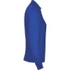 Women's bright blue long sleeve polo shirt Estrella T-shirt | Polo Roly