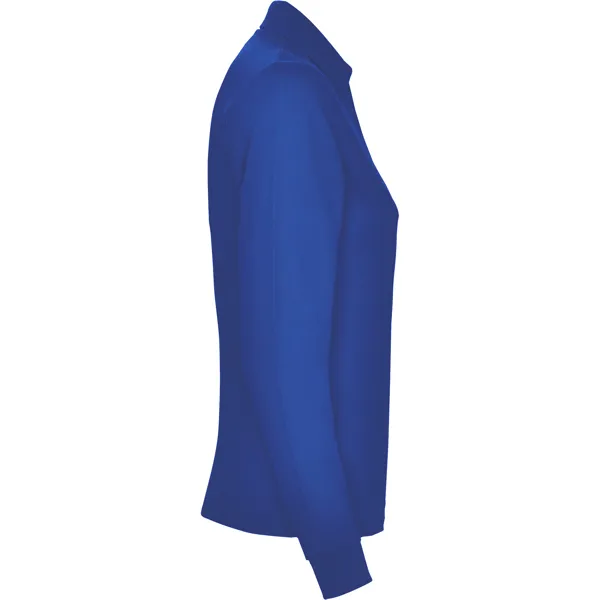 Women's bright blue long sleeve polo shirt Estrella T-shirt | Polo Roly