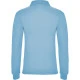 Moteriški šviesiai mėlyni polo marškinėliai ilgomis rankovėmis Estrella Marškinėliai | Polo Roly