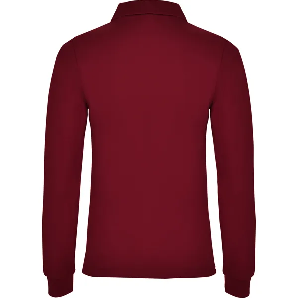 Women's burgundy long sleeve polo shirt Estrella T-shirt | Polo Roly