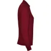 Women's burgundy long sleeve polo shirt Estrella T-shirt | Polo Roly
