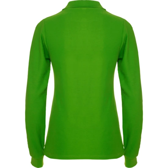 Moteriški žali polo marškinėliai ilgomis rankovėmis Estrella Marškinėliai | Polo Roly