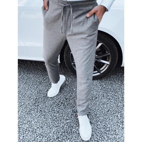 Vyriškos šviesiai pilkos kelnės Ursan Klasikinės kelnės