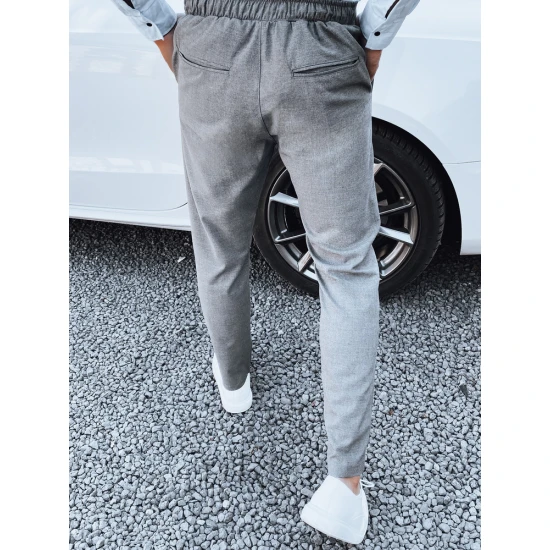 Vyriškos šviesiai pilkos kelnės Ursan Klasikinės kelnės