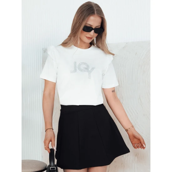 Moteriški balti marškinėliai Joy Marškinėliai su užrašais