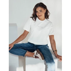 Moteriški balti marškinėliai Woman