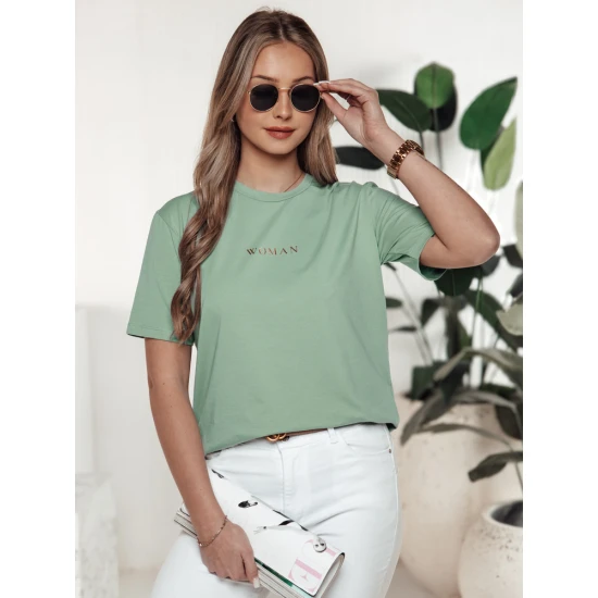 Moteriški mėtiniai marškinėliai Woman Marškinėliai su užrašais