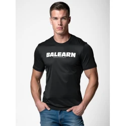 Vyriški juodi marškinėliai Balearn