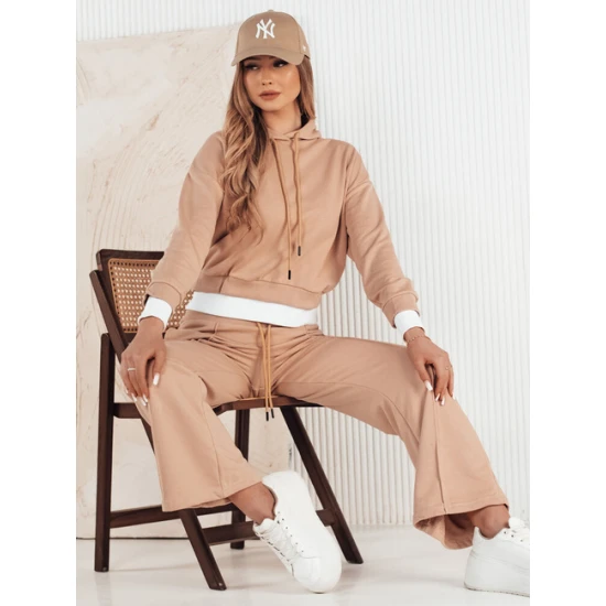 Moteriškas rusvas sportinis kostiumas Newport Moteriški komplektai