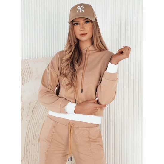 Moteriškas rusvas sportinis kostiumas Newport Moteriški komplektai