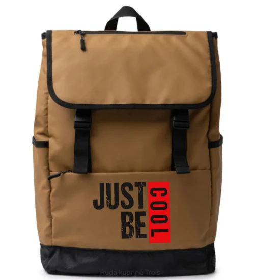 Ruda kuprinė Just be cool Kuprinės