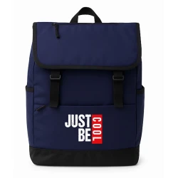 Tamsiai mėlyna kuprinė Just be cool