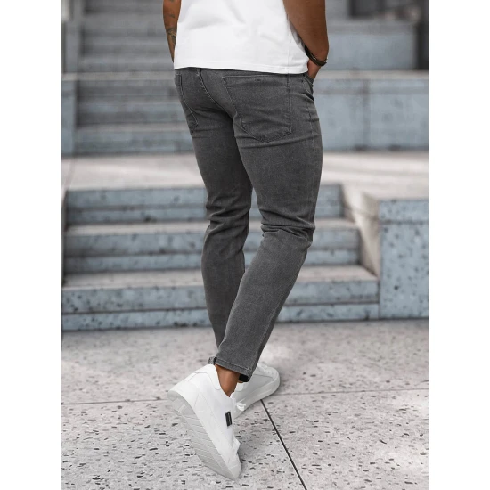 Vyriški tamsiai pilki džinsai Fernit Kelnės