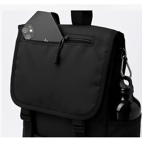 Juoda kuprinė Trois Kuprinės