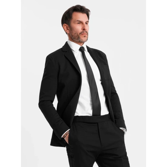 Vyriškas juodas švarkas Azan Švarkai