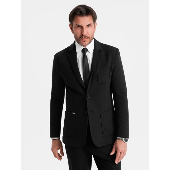 Vyriškas juodas švarkas Azan Švarkai