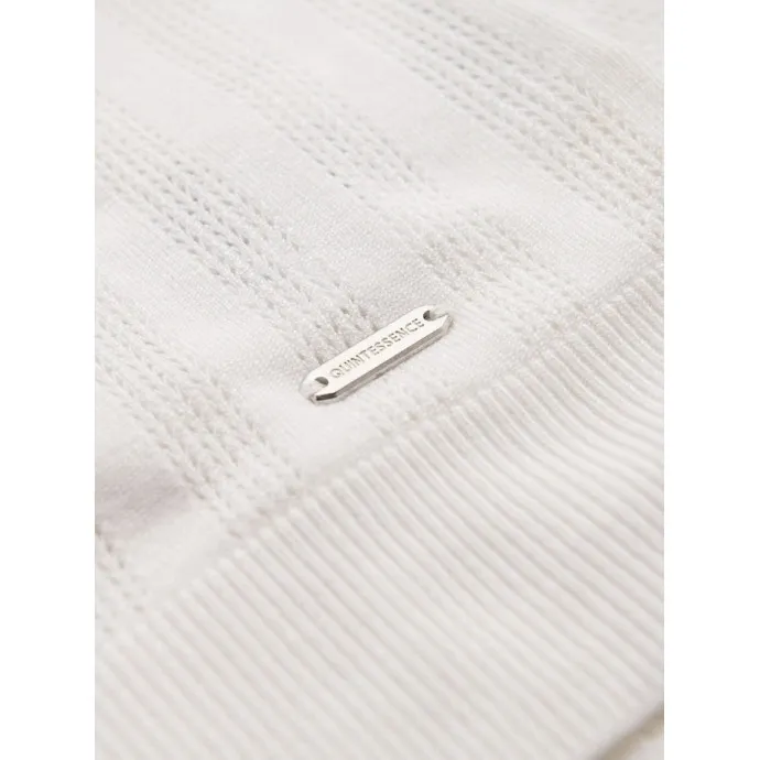 Miesten valkoinen poolopaita Elegantti POLO T-paita