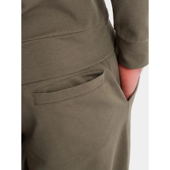 Vyriškas chaki spalvos laisvalaikio komplektas Denat Vyriški komplektai