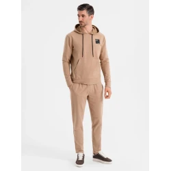 Vyriškas šviesiai rudos spalvos laisvalaikio komplektas Denat