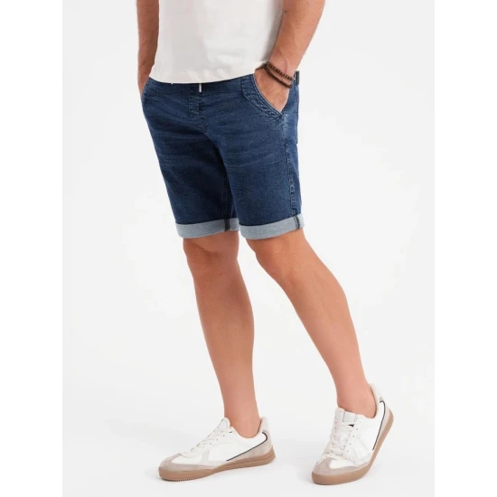 Vyriški tamsiai mėlyni šortai Ford Šortai