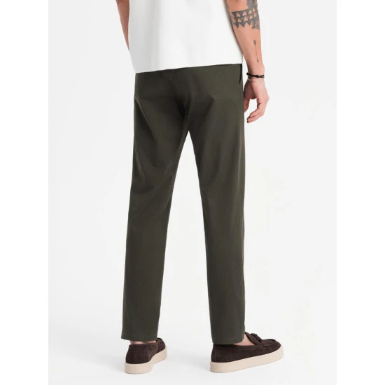 Vyriškos chaki spalvos kelnės Tuman Klasikinės kelnės