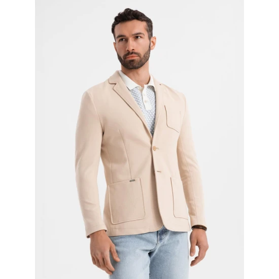 Vyriškas rusvas švarkas Azan Švarkai