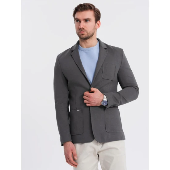 Vyriškas pilkas švarkas Azan Švarkai | Kostiumai