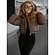 Women's brown jacket Trini Women's jackets