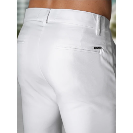 Vyriški balti šortai Remo Šortai | Bridžai