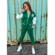 Moteriškas žalias sportinis komplektas Celia Sportiniai kostiumai