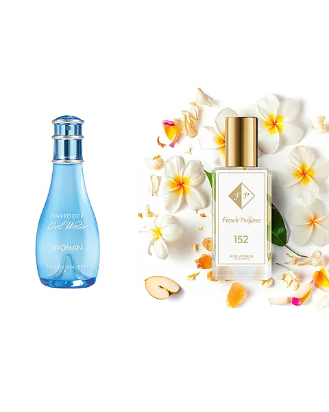 Nr152 kvepalai įkvėpti Davidoff - Cool Water Woman 2 ml EDP