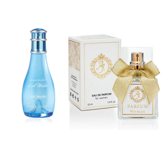 AJ Deluxe Nr152 kvepalai įkvėpti Davidoff - Cool Water Woman 100 ml EDP AJ Deluxe Moterims French Perfumes