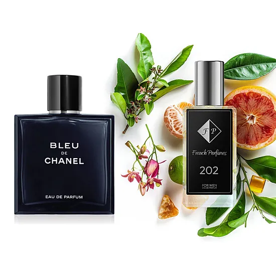 Nr202 kvepalai įkvėpti Chanel - Bleu Chanel 104 ml FP Vyrams French Perfumes