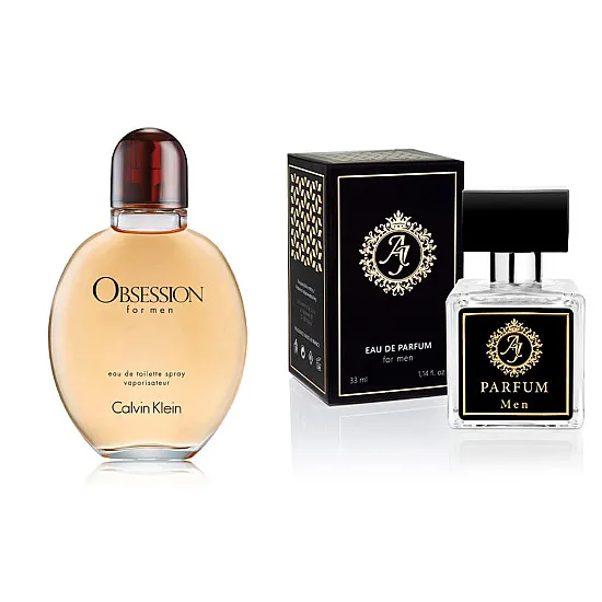 AJ Deluxe Nr203 kvepalai įkvėpti Calvin Klein - Obsession 100 ml AJ Deluxe Vyrams French Perfumes