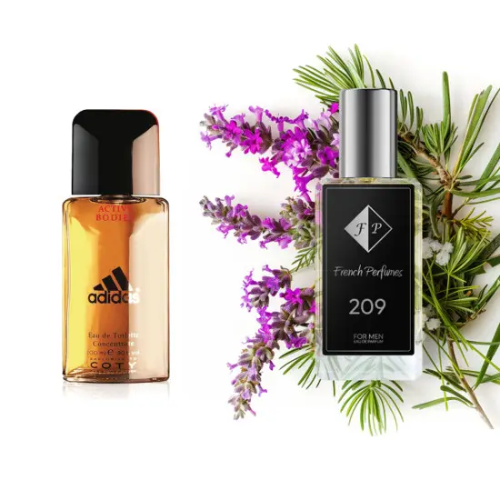 Nr209 kvepalai įkvėpti Adidas - Active Bodies 104 ml EDP FP Vyrams French Perfumes