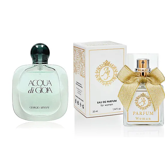 AJ Deluxe Nr542 kvepalai įkvėpti Armani - Acqua di Gioia 33 ml EDP AJ Deluxe Moterims French Perfumes