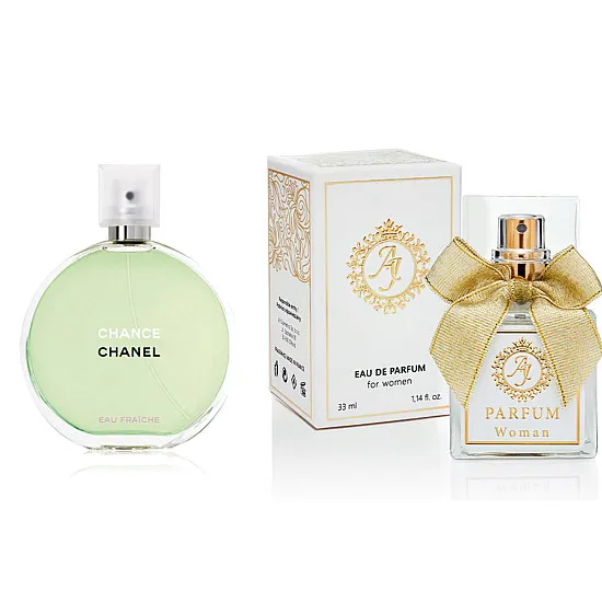 AJ Deluxe Nr60 kvepalai įkvėpti  Chanel – Chance eau de Fraiche 100 ml EDP AJ Deluxe Moterims French Perfumes