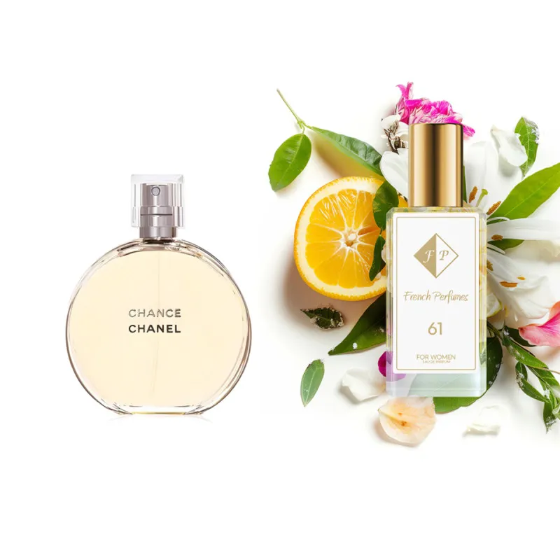 Perfumy No61 inspirowane Chanel - Chance 33 ml EDP FP dla kobiet French Perfumes