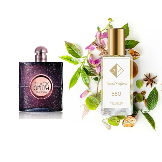 Nr680 kvepalai įkvėpti YSL – Black Opium Nuit Blanche 2016 - 104 ml EDP FP Moterims French Perfumes