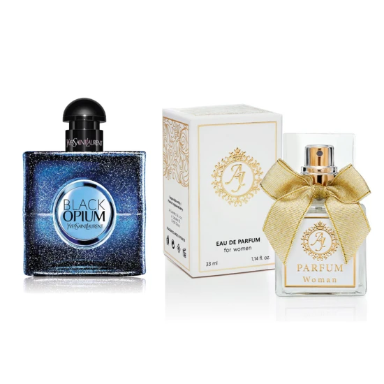 AJ Deluxe Nr727 kvepalai įkvėpti Yves Saint Laurent - Black Opium Intense 33 ml EDP AJ Deluxe Moterims French Perfumes