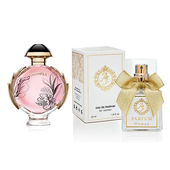 AJ Deluxe Nr743 kvepalai įkvėpti Paco Rabanne - Olympea Blossom 33 ml EDP AJ Deluxe Moterims French Perfumes