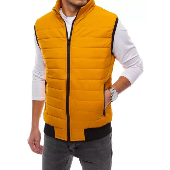 Dygsniuota vyriška geltona liemenė Lider Liemenės