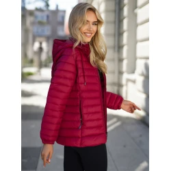 Moteriška bordo spalvos striukė Albi