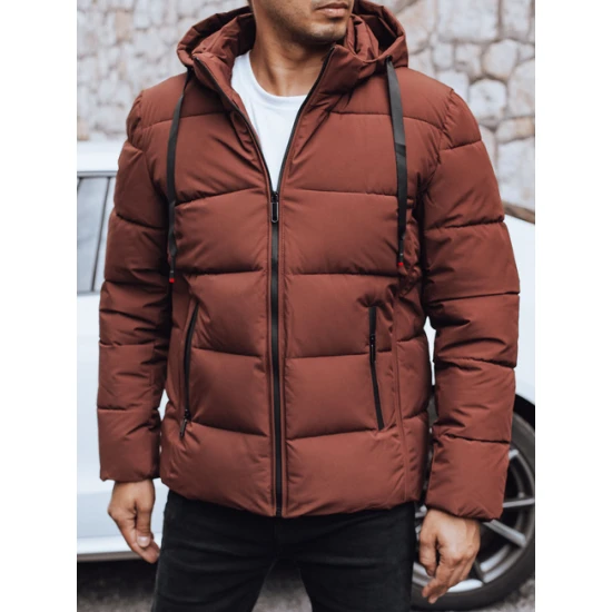 Vyriška žieminė tamsiai rudos spalvos striukė Nevex Žieminės striukės