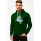 Vyriškas tamsiai žalias džemperis Vytis