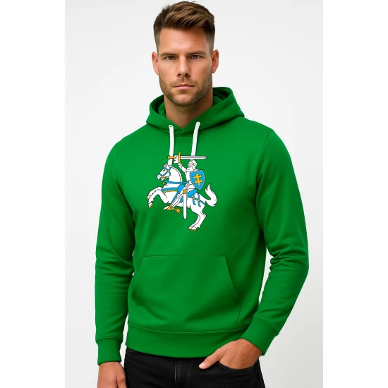 Vyriškas žalias džemperis Vytis Vyriški džemperiai su spauda