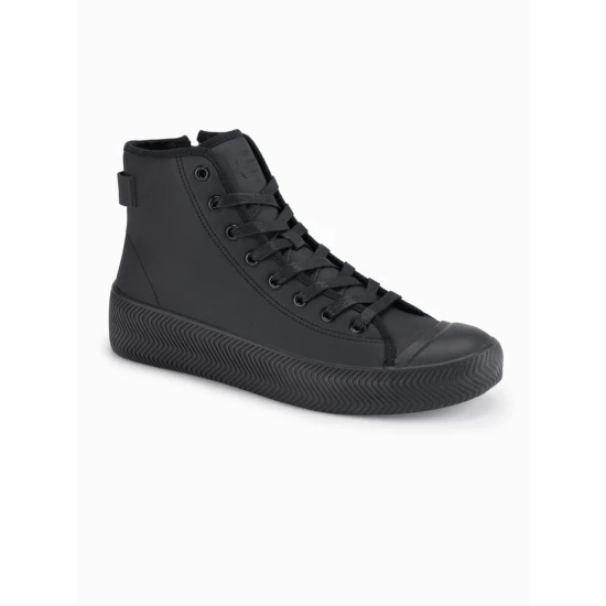 Vyriški juodi laisvalaikio batai su užtrauktuku Brener Avalynė