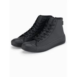 Vyriški juodi laisvalaikio batai su užtrauktuku Brener